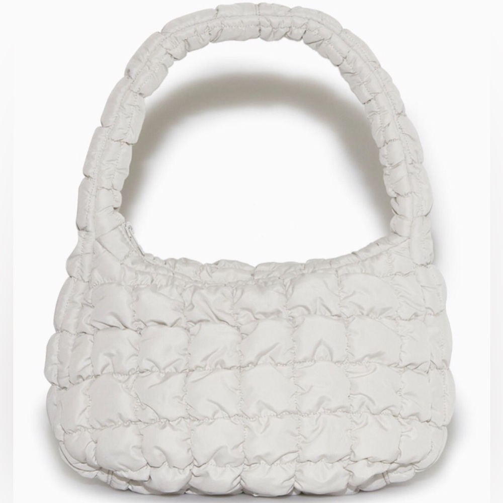 Cos Quilted Bag Gray Mini (Medium) Shoulder bBag Tote Discounted Color